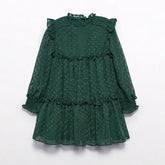 Vestido Manga Larga Resorte Verde Abel & Lula